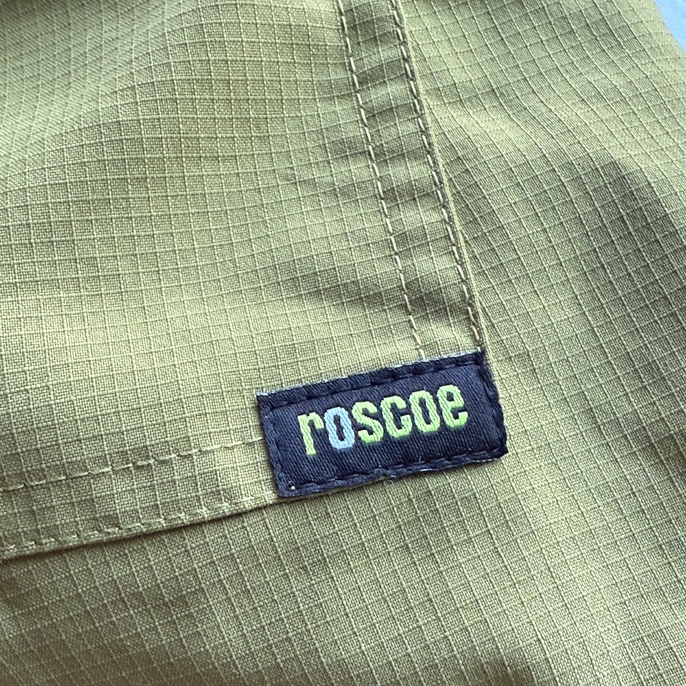 Roscoe Olive Green Women's Shorts with Yellow Accents - Picture 4 of 5